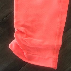lululemon athletica Pants - Lululemon light neon tangerine cropped yoga pants lululemon athletica Pants - Lululemon light neon tangerine cropped yoga pants